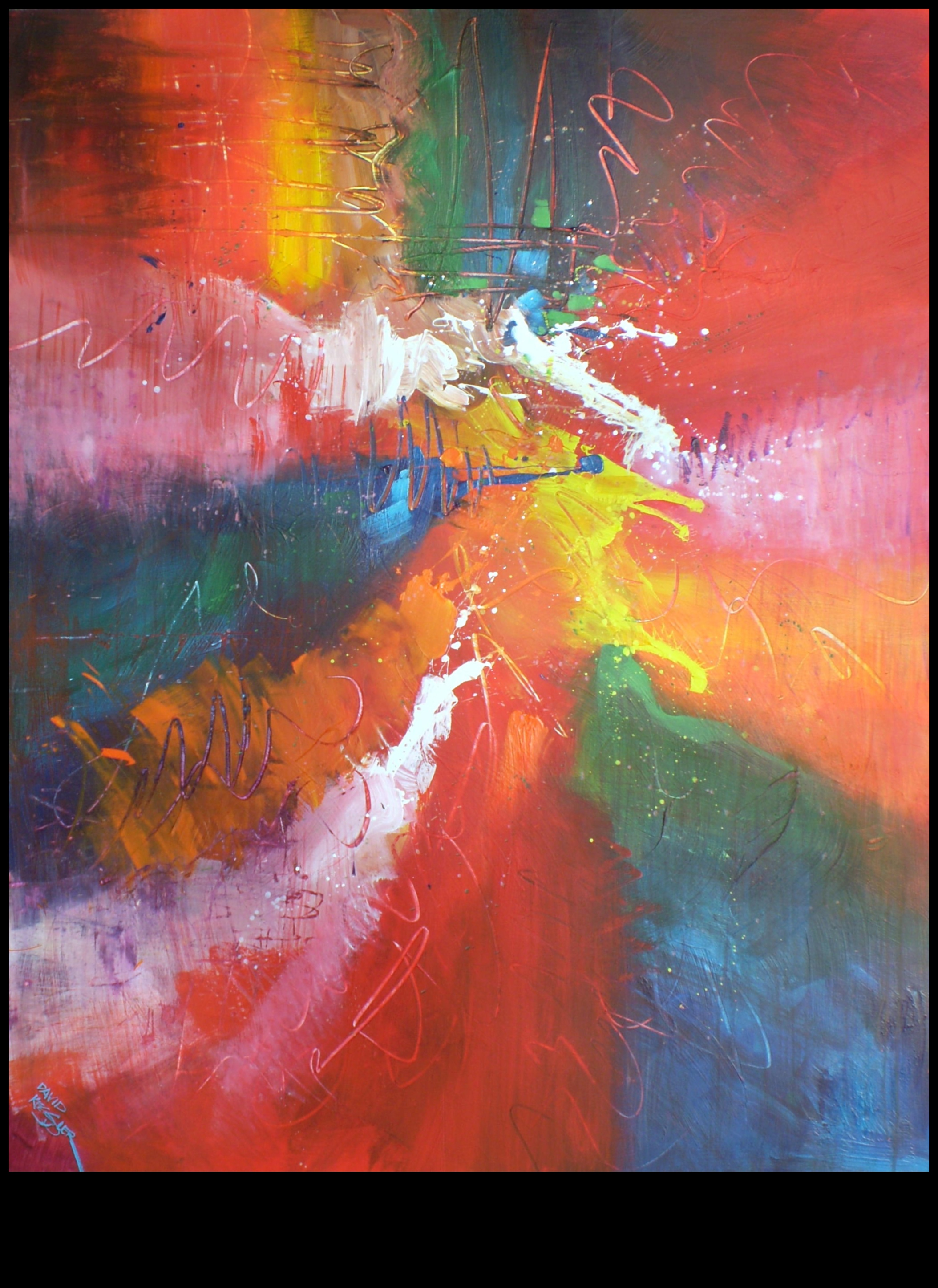 Conversații colorate: dialogul artei abstracte cu emoția